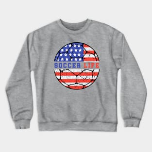 Usa Soccer Retro Crewneck Sweatshirt